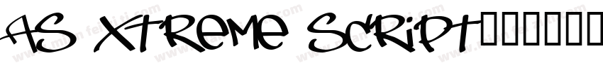 AS Xtreme Script字体转换